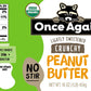 Once Again Organic Crunchy Peanut Butter, Lightly Sweetened & Salted, 16oz, Gluten Free, Vegan, Kosher, Glass Jar