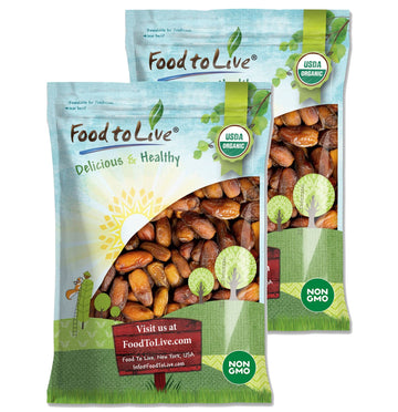 Food to Live Organic Deglet Noor Dates, 14 Pounds - Pitted, Non-GMO, Soft & Juicy, Unsulfured, Raw, Dried Fruit, No Sugar Added,