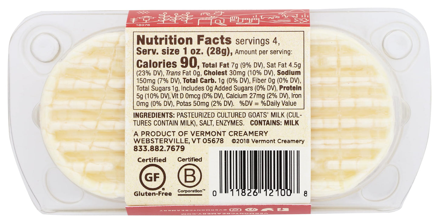 VERMONT CREAMERY Bijou Goat Cheese, 4 OZ