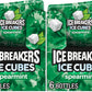 ICE BREAKERS Ice Cubes Spearmint Sugar Free Chewing Gum Bottles, 3.24 oz (6 Count, 40 Pieces) (Pack of 2)