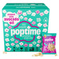 Poptime Kettle Cooked Popcorn Bags Individual Servings - Sweet & Salty Kettle Corn Popcorn Individual Bags, Healthy Snack With A