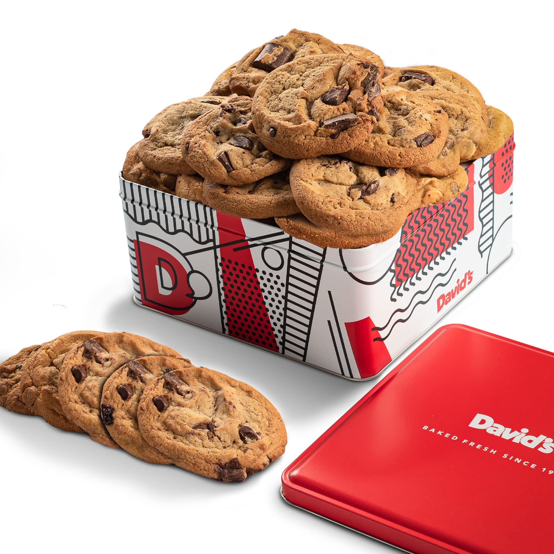 David'S Cookies 2Lbs Chocolate Chunks Fresh Baked Cookies - Handmade And Gourmet Cookies - Delectable And Made With Premium Ingr