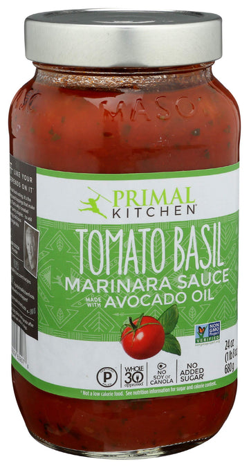 Primal Kitchen Marinara Sauce, Tomato & Basil, 24 oz