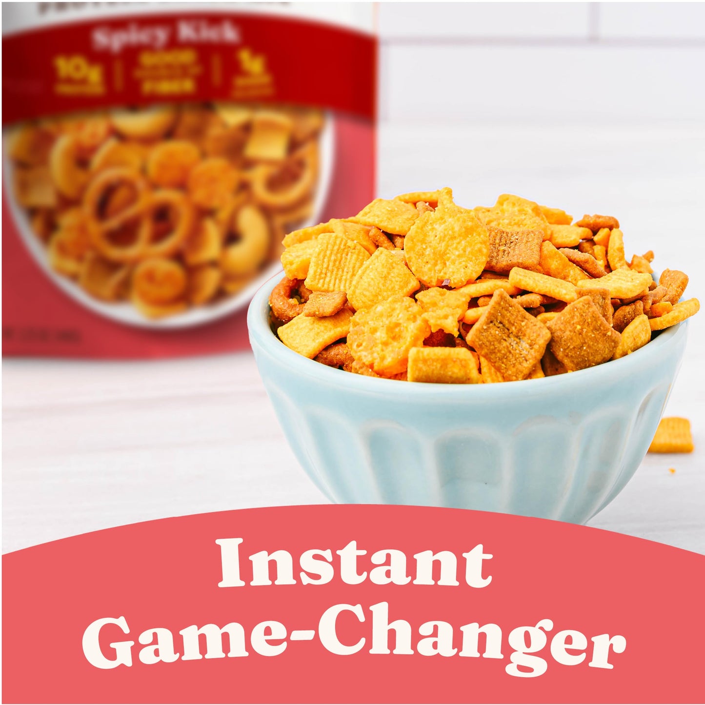 Catalina Crunch Protein Snack Mix With Cheese Crisps - 10G Protein, 1G Sugar Per Serving - Good Source Of Fiber, Keto, Gluten Free - Spicy Kick, 5.25 Ounce Bag (Pack Of 1)