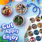 HAPPY CHOICES Edible Cupcake Toppers - Pirate Adventure Theme, Colored, Wafer Sheet, Set of 30