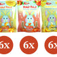 Sarah'S Candy Factory 3 Variety Peelable Gummy Candy, Mango, Peach, And Banana Flavors 1 Oz (18 Pack) Single Serve Snack Packs,