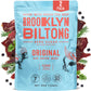 Brooklyn Biltong Air Dried Beef Snack, Whole30 Approved, Keto, Gluten Free, Sugar Free, 8 oz, Pack of 2
