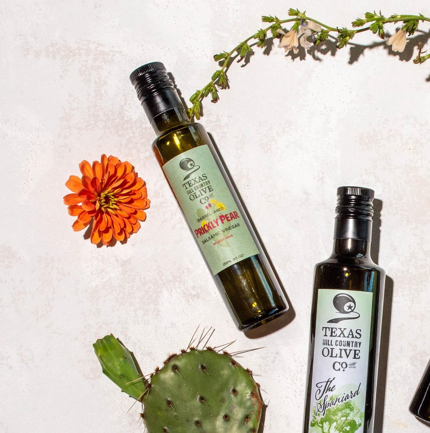 Prickly Pear Balsamic Vinegar - Gourmet Barrel Aged Infused Balsamic Vinegar - Great For Dressing Dipping Glazing - No Artificia