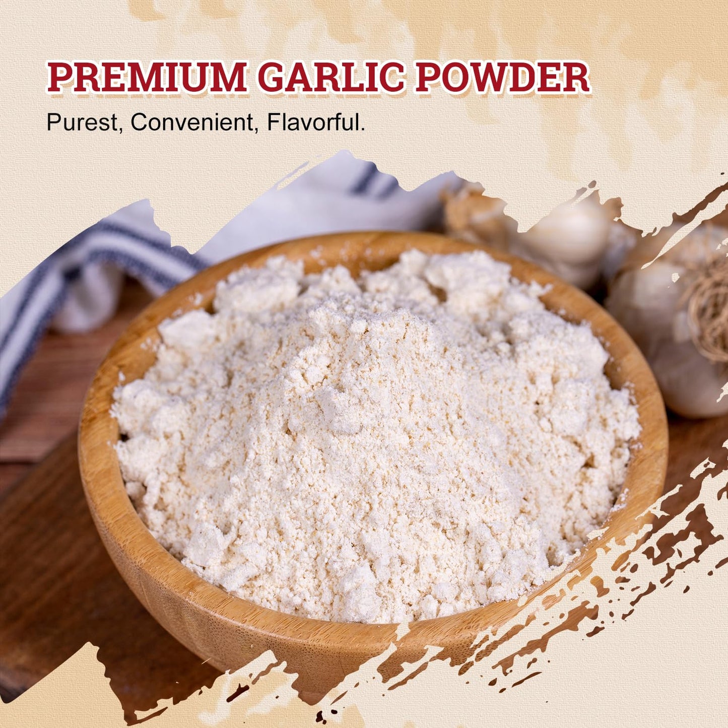 52USA Garlic Powder 22 oz (1.54Lb)  Fine Garlic Powder Seasoning for Cooking  Grilled Meats  Salads  Flavor Vegetables and Dressings  Gluten Free