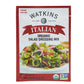 Watkins Organic Italian Salad Dressing Mix, 0.85 Oz. Packets, 12-Pack