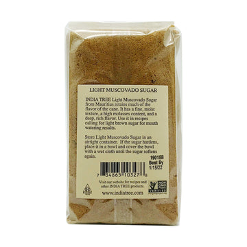 India Tree Light Muscovado Sugar 1 lb.