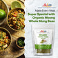 Jai Ho Organic Moong Beans - Whole Mung Beans for Sprouting & Cooking - 64 oz - Non-GMO, Chemical-Free, Kosher