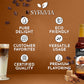 Syruvia Brown Sugar Cinnamon Syrup - Brown Sugar Cinnamon Coffee Syrup Flavor, 25.4 Fl Oz, Kosher, Gluten Free, Perfect For Coff