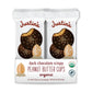 Justins's Organic Crispy Dark Chocolate Peanut Butter Cups, Rainforest Alliance Certified Cocoa, Gluten-free, Responsibly Source