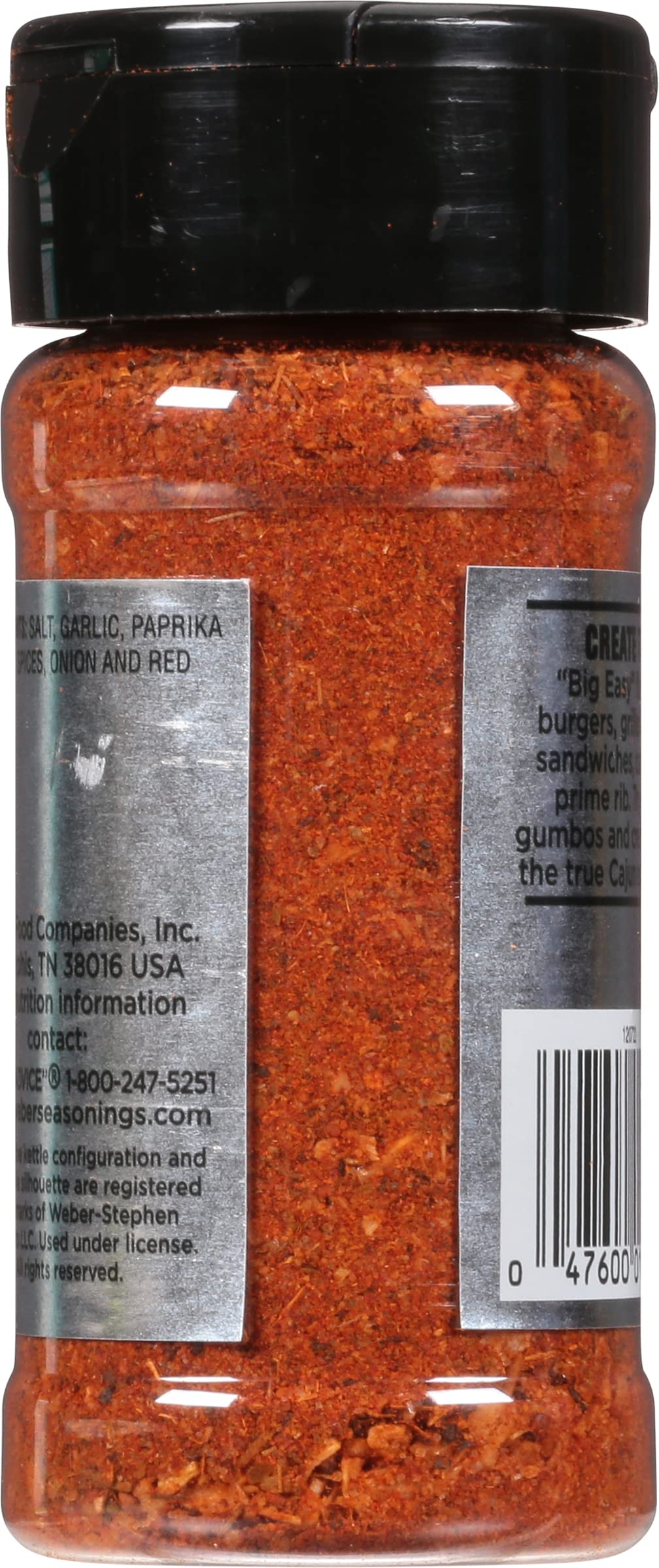 Weber N'Orleans Cajun Seasoning, 2.75 Ounce Shaker (Pack Of 2)
