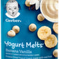 Gerber Snacks For Baby Yogurt Melts (Banana Vanilla)