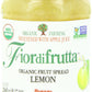 Rigoni Di Asiago Fiordifrutta Organic Fruit Spread, Lemon, 9.17 Ounce