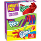 Betty Crocker Snacks Variety Pack - Fruit Roll-Ups, Fruit by the Foot, Gushers - 16 ct (Pack of 6)