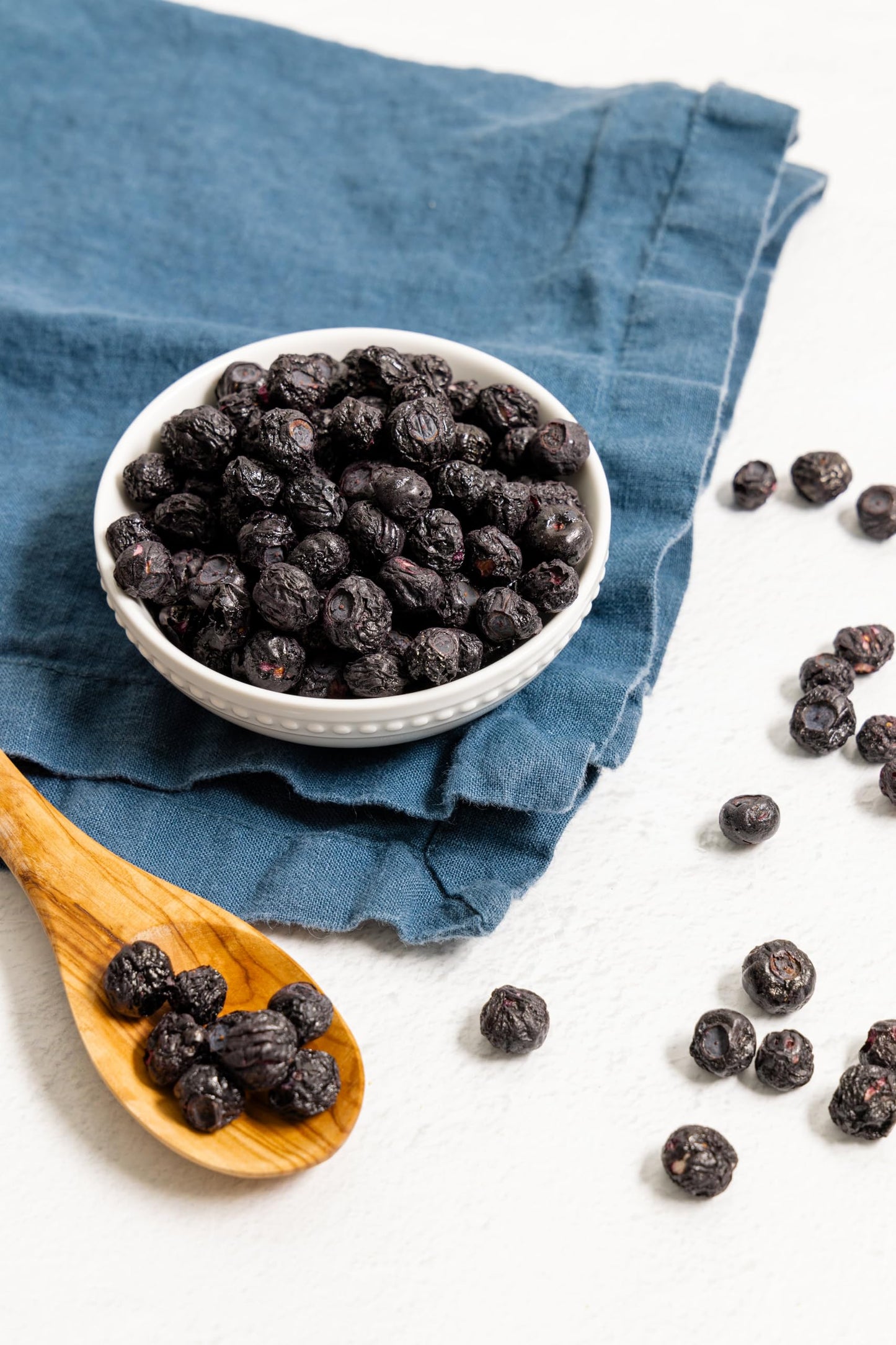 Crunchies Freeze-Dried Fruits, All Natural Crispy Fruit Snack, Pack of 6, Non-GMO, Kosher, Blueberries