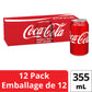 Coca-Cola Coke Classic 355Ml 12Pk, Soft Drinks - {Imported From Canada}