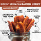 Mission Meats Candied Sriracha Bacon Jerky, Small Batch Snack, 2oz Bags, Pack of 3
