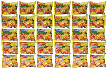 Indomie Instant Noodles Soup Chicken Curry Flavor for 1 Case (30 Bags), 2.82 Ounce (Pack of 30)