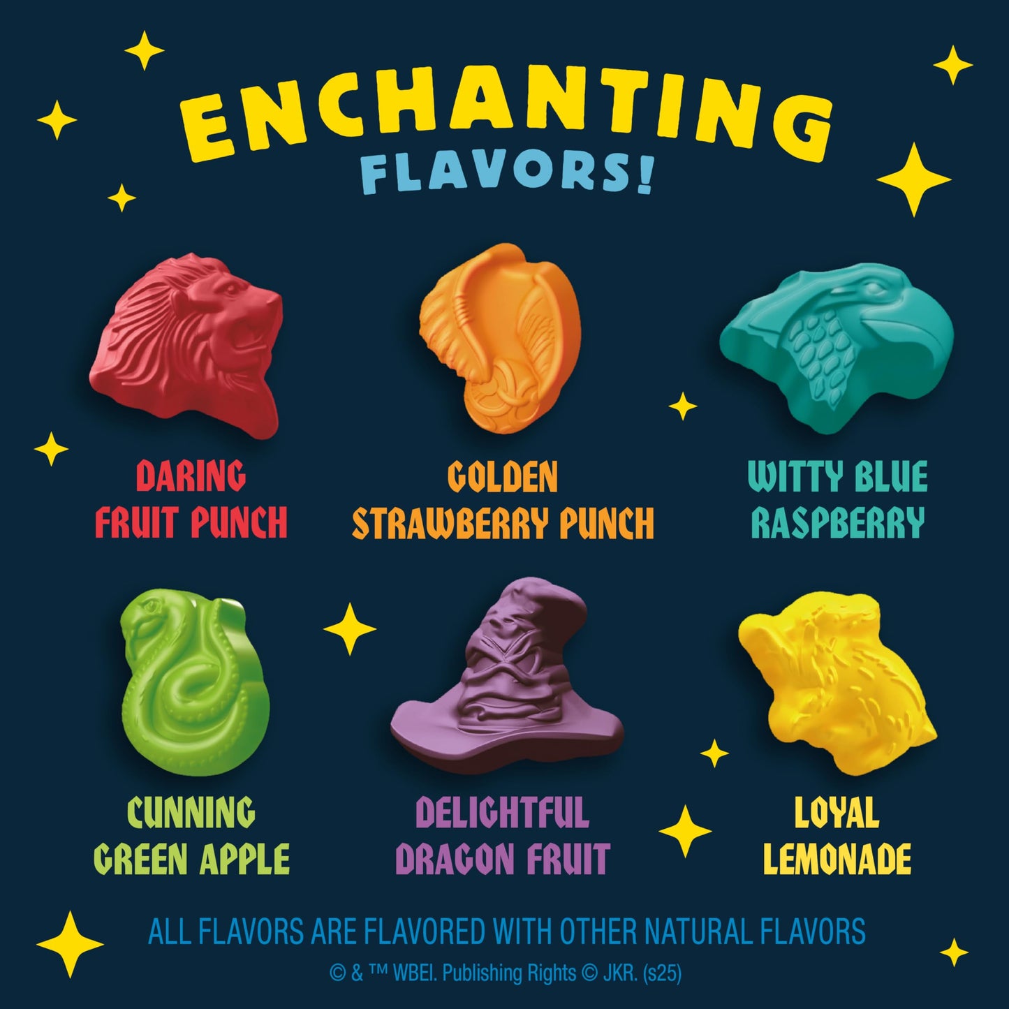 Harry Potter Fruit Flavored Snacks, Fat Free and Gluten Free, 8 oz, 10 Pouches