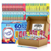 Broheemium Crystal Light Variety Pack - 60 Sugar-Free Drink Mix Packets, Lemonade, Fruit Punch, Raspberry, Strawberry Flavors