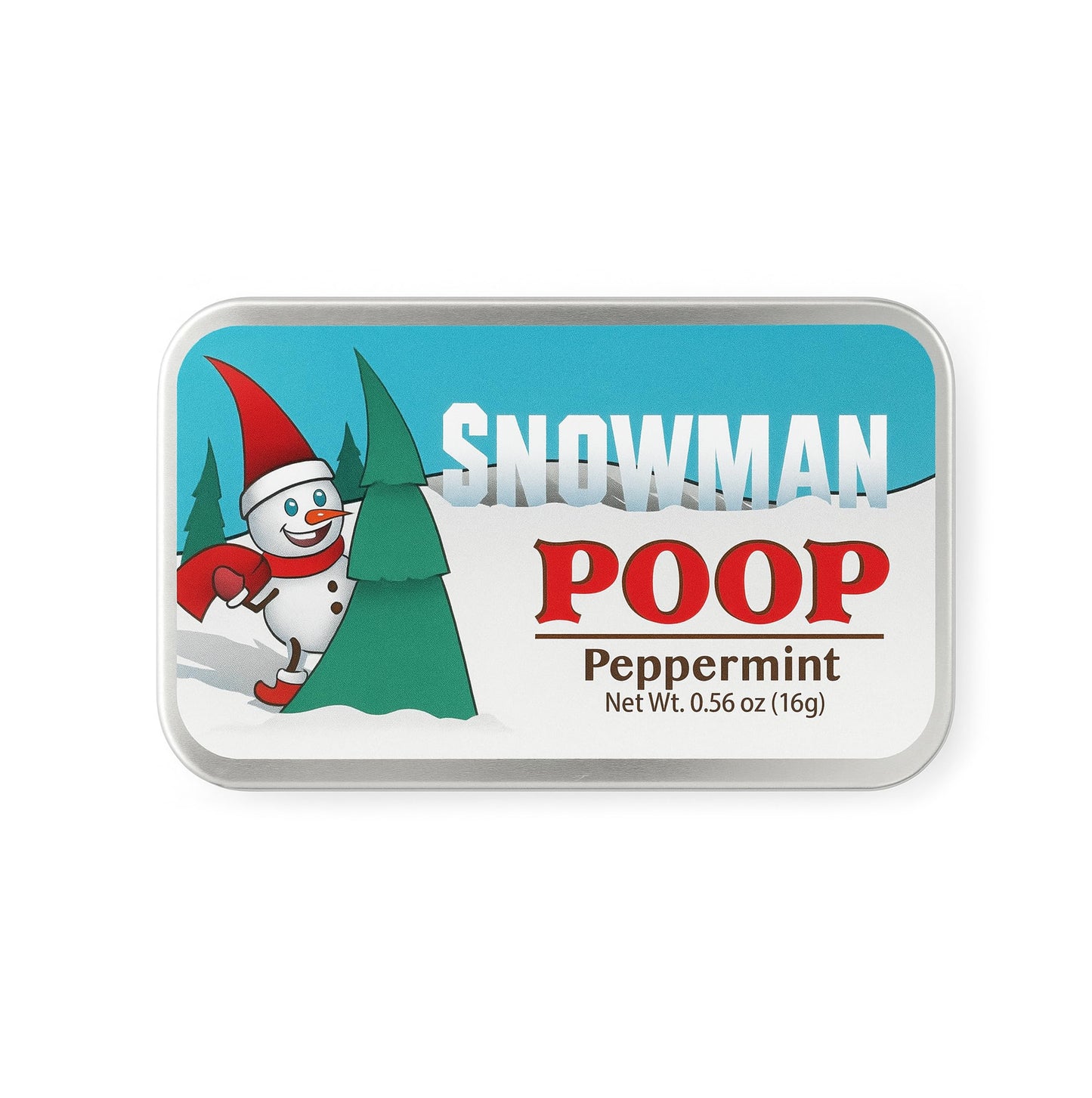 Amusemints Christmas Poop Mints 3 Pack – (3 X .56 Ounce) | Festive Novelty Candy Gifts | Funny Stocking Stuffers | Holiday Party Favors & Collectible Tins |
