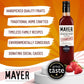Mayer Strawberry Syrup - All-Natural, Vegan, Gluten-Free - 16.9 Fl Oz (Pack of 1)