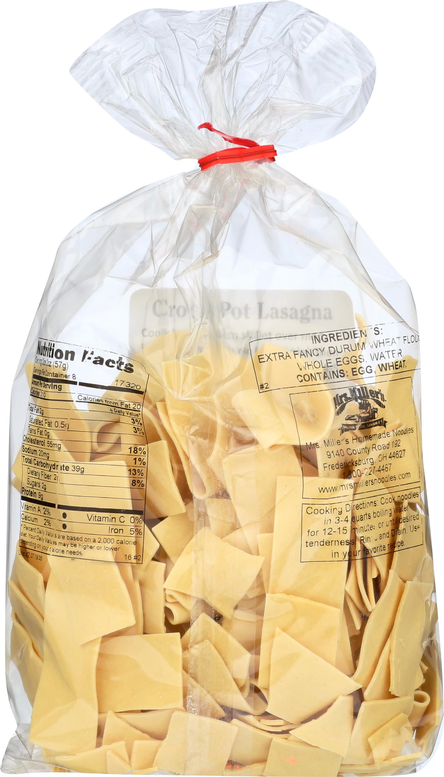 Mrs. Millers Homemade Old Fashioned Egg Noodles Extra Wide 16 Oz (Pack Of 1)