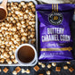 POP DADDY Flavored Popcorn, Buttery Caramel, Gluten Free, 8oz Bags, 3 Pack