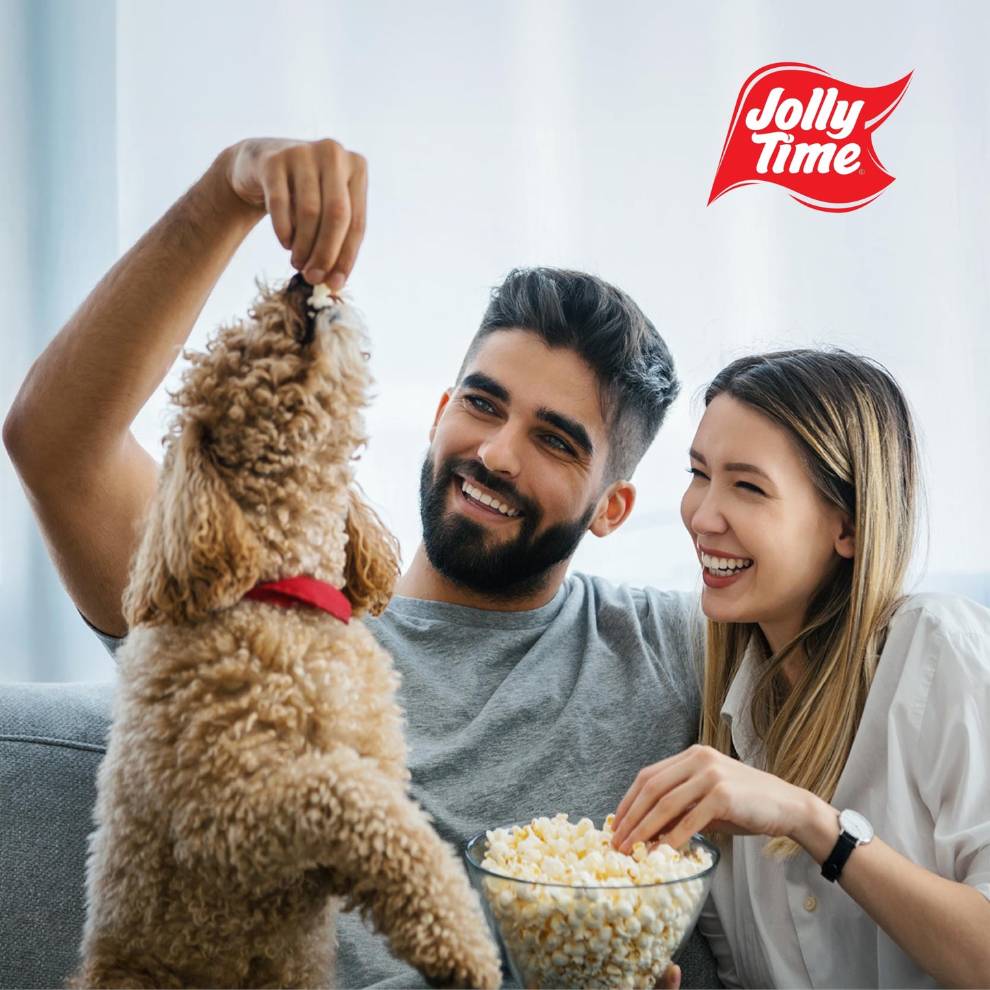 Jolly Time Simply Popped, Vegan, Dairy Free Microwave Popcorn, 3Oz Sharing Bag, 3 Bags Per Carton (Simply Popped Sea Salt, 3 Oun
