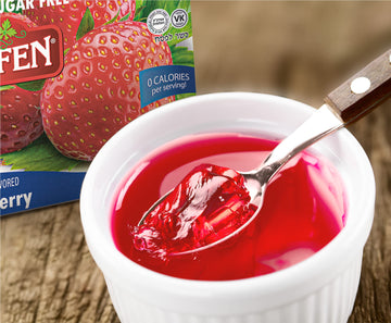 Gefen Sugar Free Strawberry Flavored Jello .35Oz (3 Pack) | Fish Free & Meat Free, Vegan Friendly, Easy To Prepare, Kosher For P