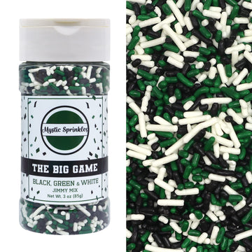 Mystic Sprinkles The Big Game Jimmy Mix 3oz Bottle (Black, Green & White)