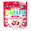 Yumearth Organic Candy Cane Lollipops - Individually Wrapped Peppermint Pops - Dye Free, Allergy Friendly, Non Gmo, Gluten Free,
