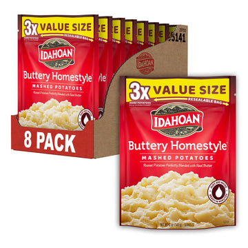 Idahoan Buttery Homestyle Value Size 12 oz (pack of 8)