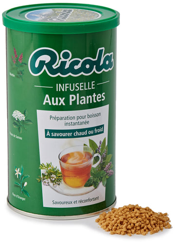 Ricola Instant Herbal Tea, 200g Can - 7.05 Ounce, Authentic Herbal Blend, Model 1008231