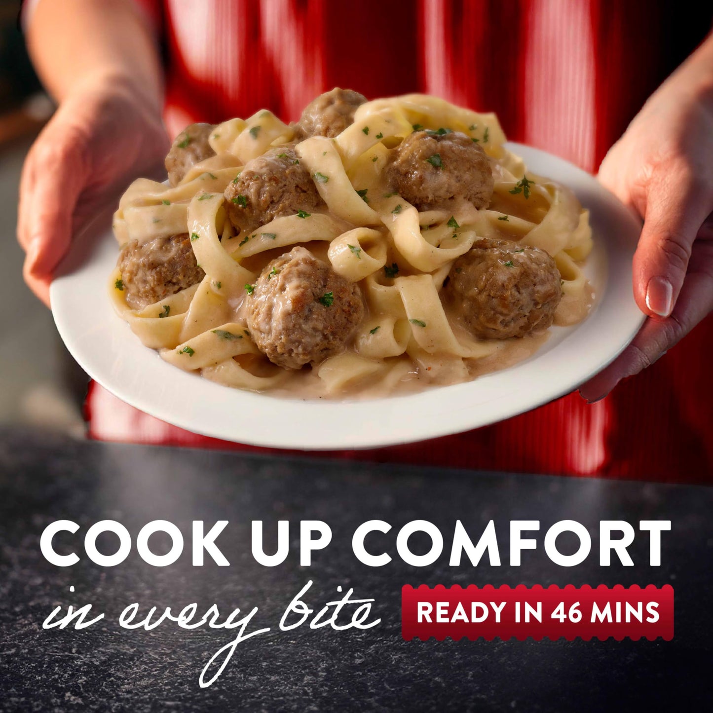 Stouffers Swedish Meatballs, Single Serve, Frozen Pasta, Oven or Microwave Dinner, Single Frozen Meals