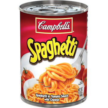 SpaghettiOs Canned Spaghetti, 15.8 OZ, Snacks for Kids and Adults, Model 200000023282