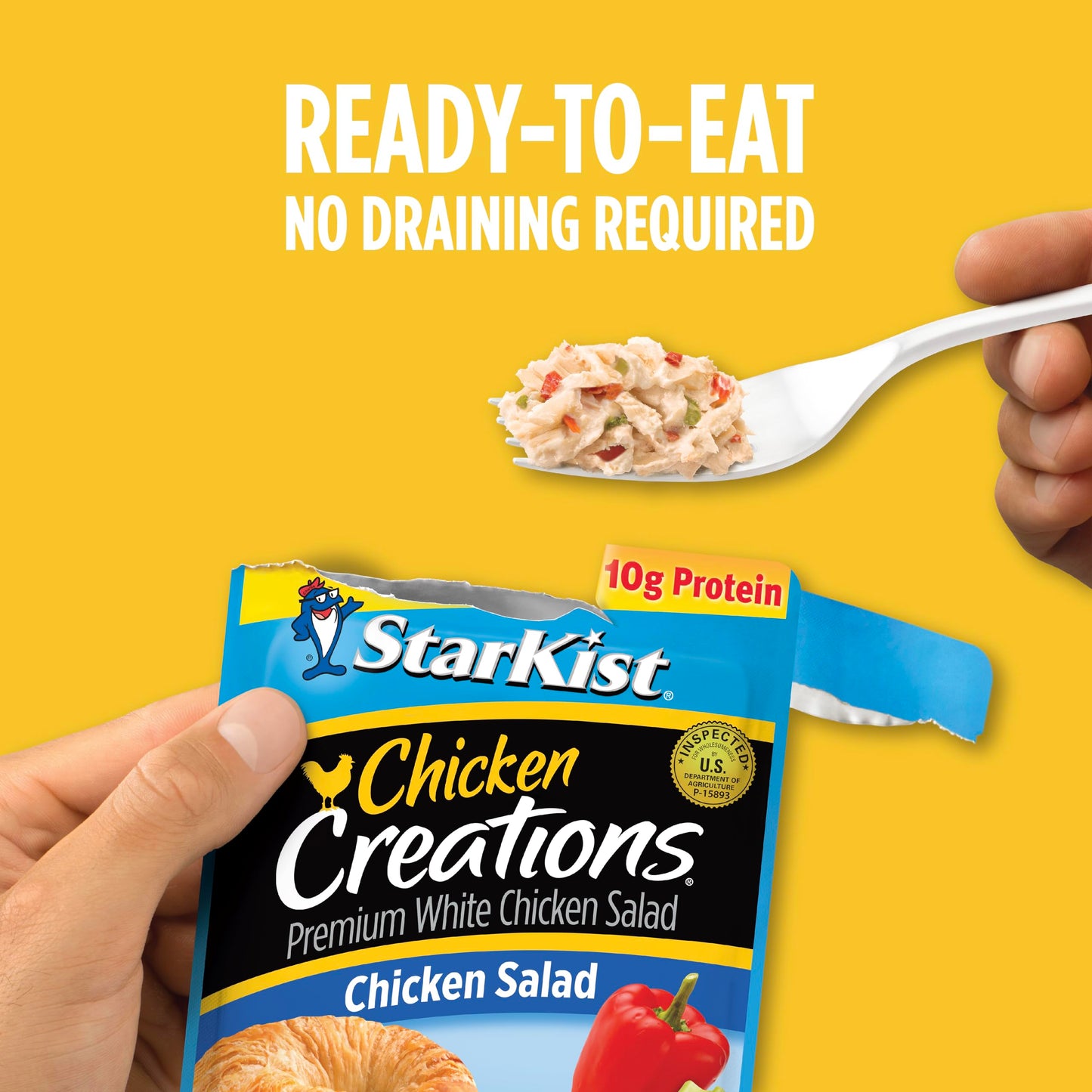 Starkist Chicken Creations, Chicken Salad, Single Serve Pouch, 2.6 Oz