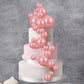 30Pcs Balls Cake Topper Glitter Foam Ball Cake Picks Mini Balloon Cupcake Insert Bubble Balls Diy Decoration For Baby Shower Wed