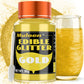 Gold Edible Glitter - 30 Grams 100% Edible Glitter for Drinks, Cake Decorating Supplies, Cookie Decorating Supplies, Strawberrie