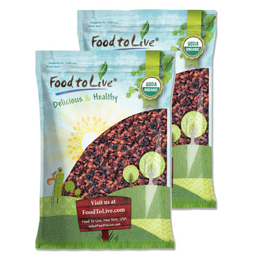 Organic Yummy Berries Mix, 16 Pounds - A Blend of Non-GMO Dried Cranberries, Blueberries, Cherries, Goji Berries, Vegan, Unsulfu