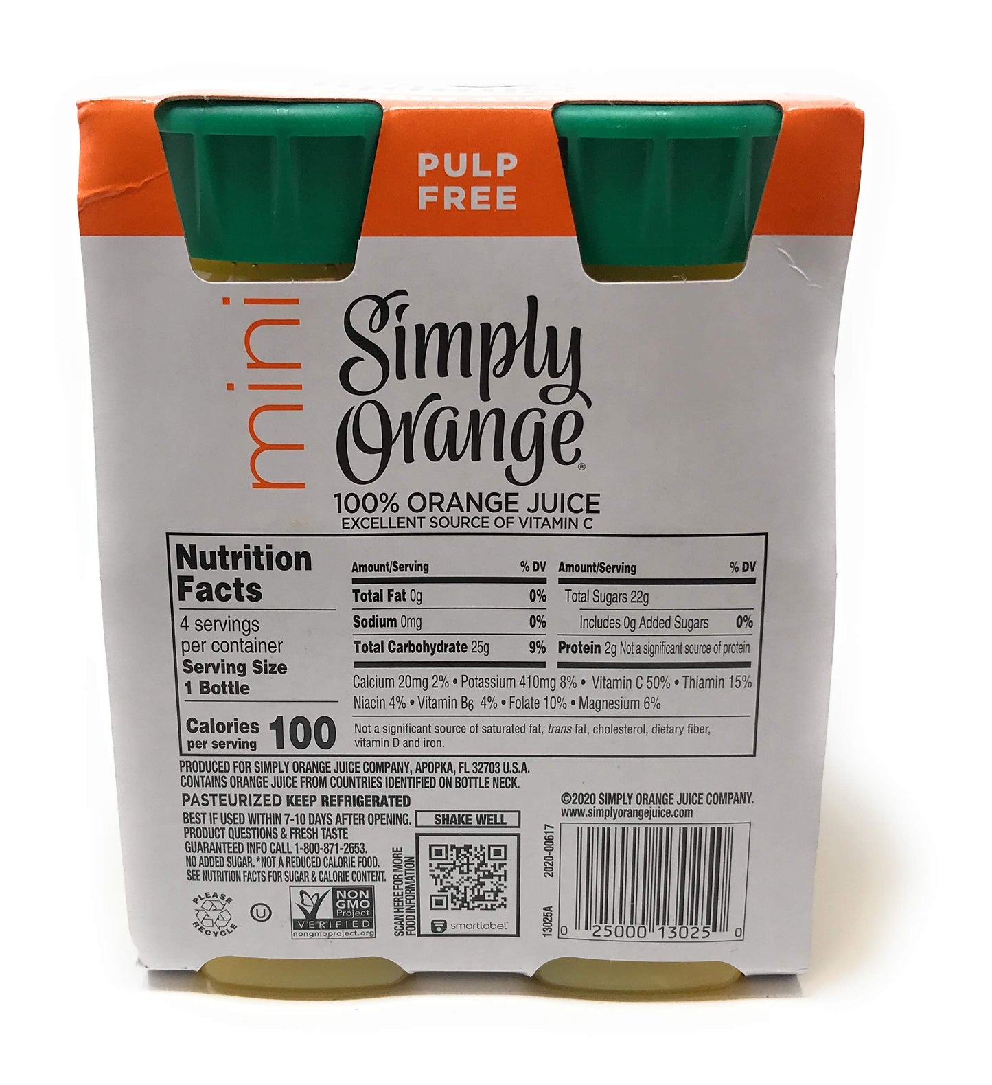 SMPLY ORNGE JCE MINI PKK (6x4.00)