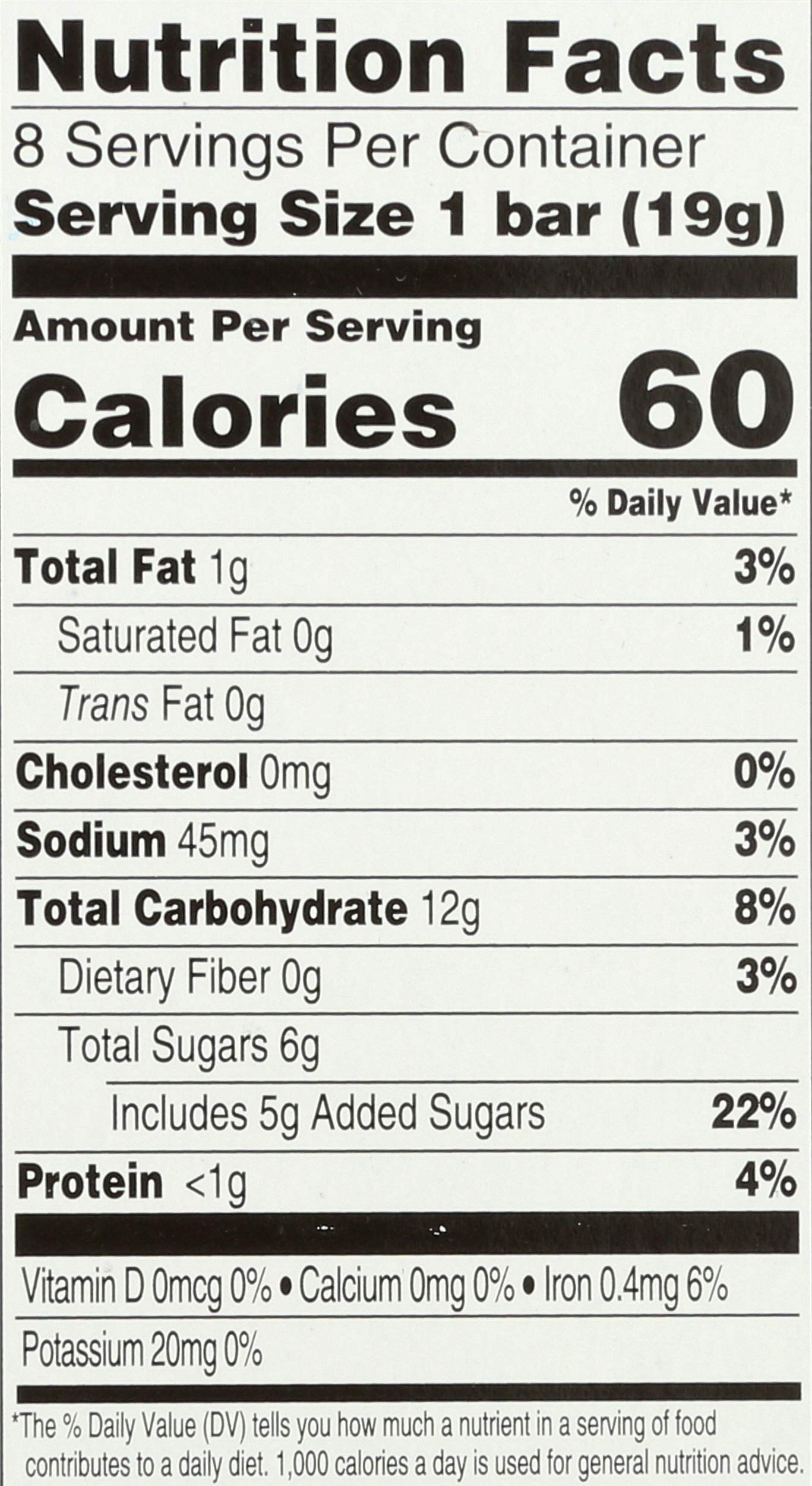Earths Best Organic Swt Pto Crrt Snny Day Bars, 0.67 Ounce (Pack Of 7)