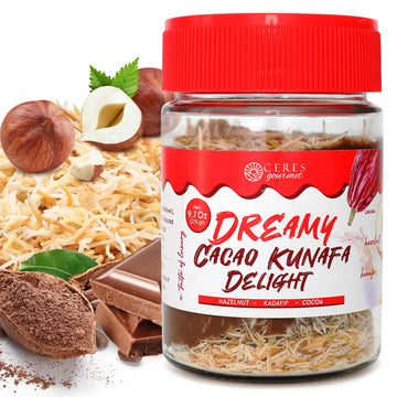 Ceres Gourmet Spreadable Chocolate - Hazelnut & Knafeh - 10 oz
