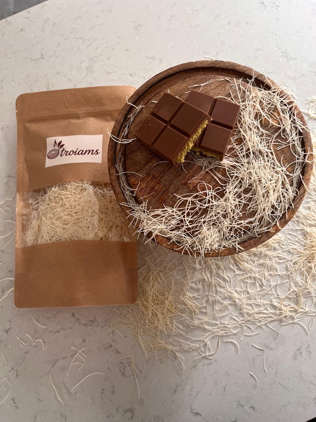 Kataifi Shredded Fillo Dough 5 Oz (140G) - Dried & Chopped Kadaifi For Dubai Chocolate Bar Pistachio - Pistachio Chocolate, Kata