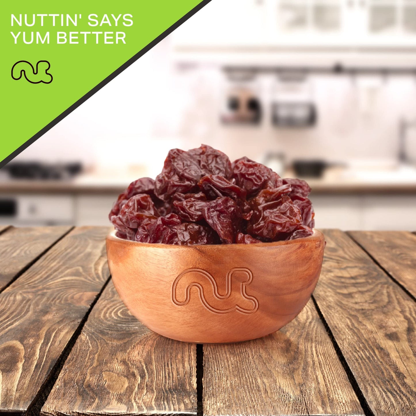 NUT CRAVINGS - Sun Dried Sour Tart Cherries, Lightly Sweetened, Unsulphured (32oz, 2 LB) Bulk Dry Fruits Packed Fresh in Reseala