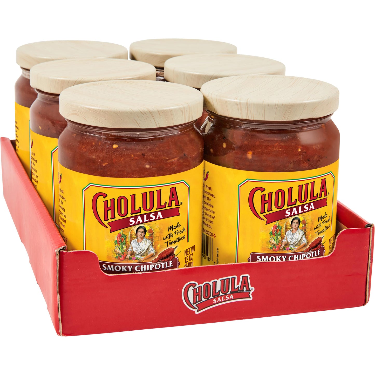 Cholula Smoky Chipotle Salsa, 12 Oz (Pack Of 6)